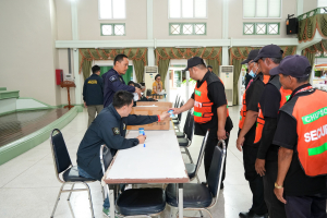 มรภ.เทพสตรี จัดตรวจหาสารเสพติดในพนักงานรักษาความปลอดภัย
