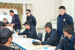 มรภ.เทพสตรี จัดตรวจหาสารเสพติดในพนักงานรักษาความปลอดภัย