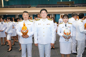 อธิการบดี มรภ.เทพสตรี นำคณะผู้บริหาร คณาจารย์ บุคลากร นักเรียน และนักศึกษา ร่วมพิธีถวายพระพรชัยมงคล สมเด็จพระนางเจ้าสิริกิติ์ พระบรมราชินีนาถ พระบรมราชชนนีพันปีหลวง