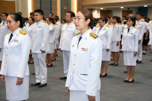 อธิการบดี มรภ.เทพสตรี นำคณะผู้บริหาร คณาจารย์ บุคลากร นักเรียน และนักศึกษา ร่วมพิธีถวายพระพรชัยมงคล สมเด็จพระนางเจ้าสิริกิติ์ พระบรมราชินีนาถ พระบรมราชชนนีพันปีหลวง