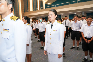 อธิการบดี มรภ.เทพสตรี นำคณะผู้บริหาร คณาจารย์ บุคลากร นักเรียน และนักศึกษา ร่วมพิธีถวายพระพรชัยมงคล สมเด็จพระนางเจ้าสิริกิติ์ พระบรมราชินีนาถ พระบรมราชชนนีพันปีหลวง