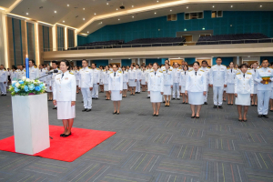 อธิการบดี มรภ.เทพสตรี นำคณะผู้บริหาร คณาจารย์ บุคลากร นักเรียน และนักศึกษา ร่วมพิธีถวายพระพรชัยมงคล สมเด็จพระนางเจ้าสิริกิติ์ พระบรมราชินีนาถ พระบรมราชชนนีพันปีหลวง