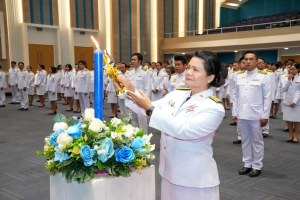 อธิการบดี มรภ.เทพสตรี นำคณะผู้บริหาร คณาจารย์ บุคลากร นักเรียน และนักศึกษา ร่วมพิธีถวายพระพรชัยมงคล สมเด็จพระนางเจ้าสิริกิติ์ พระบรมราชินีนาถ พระบรมราชชนนีพันปีหลวง