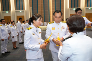 อธิการบดี มรภ.เทพสตรี นำคณะผู้บริหาร คณาจารย์ บุคลากร นักเรียน และนักศึกษา ร่วมพิธีถวายพระพรชัยมงคล สมเด็จพระนางเจ้าสิริกิติ์ พระบรมราชินีนาถ พระบรมราชชนนีพันปีหลวง