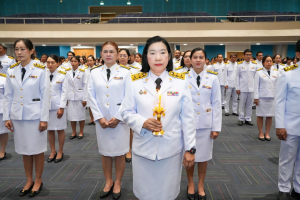 อธิการบดี มรภ.เทพสตรี นำคณะผู้บริหาร คณาจารย์ บุคลากร นักเรียน และนักศึกษา ร่วมพิธีถวายพระพรชัยมงคล สมเด็จพระนางเจ้าสิริกิติ์ พระบรมราชินีนาถ พระบรมราชชนนีพันปีหลวง