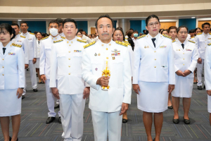 อธิการบดี มรภ.เทพสตรี นำคณะผู้บริหาร คณาจารย์ บุคลากร นักเรียน และนักศึกษา ร่วมพิธีถวายพระพรชัยมงคล สมเด็จพระนางเจ้าสิริกิติ์ พระบรมราชินีนาถ พระบรมราชชนนีพันปีหลวง