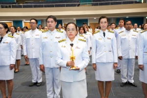 อธิการบดี มรภ.เทพสตรี นำคณะผู้บริหาร คณาจารย์ บุคลากร นักเรียน และนักศึกษา ร่วมพิธีถวายพระพรชัยมงคล สมเด็จพระนางเจ้าสิริกิติ์ พระบรมราชินีนาถ พระบรมราชชนนีพันปีหลวง