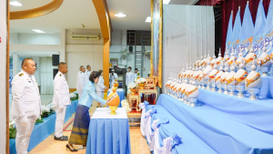 มรภ.เทพสตรี ร่วมกิจกรรมเฉลิมพระเกียรติ สมเด็จพระนางเจ้าสิริกิติ์ พระบรมราชินีนาถ พระบรมราชชนนีพันปีหลวง เนื่องในโอกาสวันเฉลิมพระชนมพรรษา 12 สิงหาคม 2568