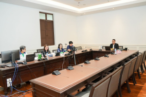 ผู้บริหาร มรภ.เทพสตรี พร้อมด้วยผู้เกี่ยวข้อง ร่วมการประชุมรับทราบหลักเกณฑ์ วิธีการและแนวทางการติดตาม ตรวจสอบฯ ปีงบประมาณ พ.ศ. 2568 จาก คกก.ติดตาม ตรวจสอบฯ