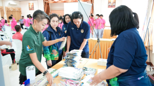 กองบริการการศึกษา พร้อมด้วยงานสื่อสารองค์กร มรภ.เทพสตรี ลงพื้นที่ออกบูธงานมหกรรมเสริมสร้างแรงบันดาลใจ ทักษะอาชีพ และการเรียนต่อในยุคดิจิทัลฯ