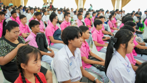 กองบริการการศึกษา พร้อมด้วยงานสื่อสารองค์กร มรภ.เทพสตรี ลงพื้นที่ออกบูธงานมหกรรมเสริมสร้างแรงบันดาลใจ ทักษะอาชีพ และการเรียนต่อในยุคดิจิทัลฯ