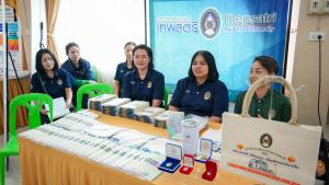กองบริการการศึกษา พร้อมด้วยงานสื่อสารองค์กร มรภ.เทพสตรี ลงพื้นที่ออกบูธงานมหกรรมเสริมสร้างแรงบันดาลใจ ทักษะอาชีพ และการเรียนต่อในยุคดิจิทัลฯ