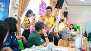 กองบริการการศึกษา พร้อมด้วยงานสื่อสารองค์กร มรภ.เทพสตรี ลงพื้นที่ออกบูธงานมหกรรมเสริมสร้างแรงบันดาลใจ ทักษะอาชีพ และการเรียนต่อในยุคดิจิทัลฯ