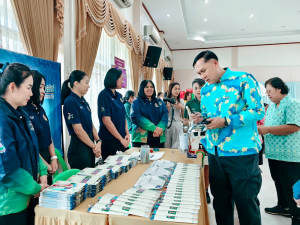 กองบริการการศึกษา พร้อมด้วยงานสื่อสารองค์กร มรภ.เทพสตรี ลงพื้นที่ออกบูธงานมหกรรมเสริมสร้างแรงบันดาลใจ ทักษะอาชีพ และการเรียนต่อในยุคดิจิทัลฯ