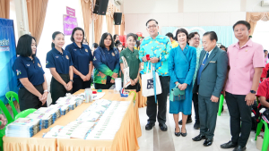 กองบริการการศึกษา พร้อมด้วยงานสื่อสารองค์กร มรภ.เทพสตรี ลงพื้นที่ออกบูธงานมหกรรมเสริมสร้างแรงบันดาลใจ ทักษะอาชีพ และการเรียนต่อในยุคดิจิทัลฯ