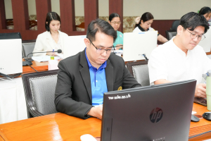 การประชุม คกก.ขับเคลื่อนการดำเนินงานตามเกณฑ์ EdPEx V มรภ.เทพสตรี ประจำปีการศึกษา 2567 ครั้งที่ 4/68