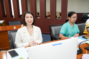 การประชุม คกก.ขับเคลื่อนการดำเนินงานตามเกณฑ์ EdPEx V มรภ.เทพสตรี ประจำปีการศึกษา 2567 ครั้งที่ 4/68