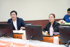 การประชุม คกก.ขับเคลื่อนการดำเนินงานตามเกณฑ์ EdPEx V มรภ.เทพสตรี ประจำปีการศึกษา 2567 ครั้งที่ 4/68