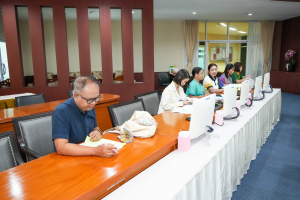 การประชุม คกก.ขับเคลื่อนการดำเนินงานตามเกณฑ์ EdPEx V มรภ.เทพสตรี ประจำปีการศึกษา 2567 ครั้งที่ 4/68