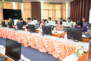 การประชุม คกก.ขับเคลื่อนการดำเนินงานตามเกณฑ์ EdPEx V มรภ.เทพสตรี ประจำปีการศึกษา 2567 ครั้งที่ 4/68