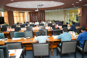 การประชุม คกก.ขับเคลื่อนการดำเนินงานตามเกณฑ์ EdPEx V มรภ.เทพสตรี ประจำปีการศึกษา 2567 ครั้งที่ 4/68