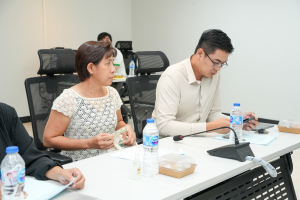 มรภ.เทพสตรี รับฟังการรายงานผลการดำเนินงานโปรแกรมระบบบริการการศึกษาฯ จากผู้แทน บ.วิชั่นเน็ต