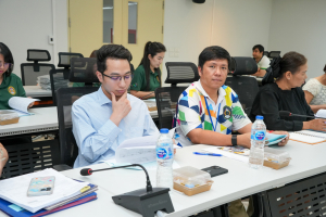 มรภ.เทพสตรี รับฟังการรายงานผลการดำเนินงานโปรแกรมระบบบริการการศึกษาฯ จากผู้แทน บ.วิชั่นเน็ต