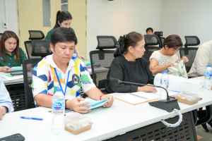 มรภ.เทพสตรี รับฟังการรายงานผลการดำเนินงานโปรแกรมระบบบริการการศึกษาฯ จากผู้แทน บ.วิชั่นเน็ต