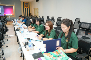 มรภ.เทพสตรี รับฟังการรายงานผลการดำเนินงานโปรแกรมระบบบริการการศึกษาฯ จากผู้แทน บ.วิชั่นเน็ต
