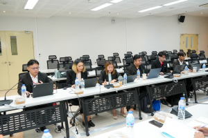 มรภ.เทพสตรี รับฟังการรายงานผลการดำเนินงานโปรแกรมระบบบริการการศึกษาฯ จากผู้แทน บ.วิชั่นเน็ต