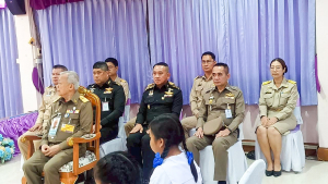 มรภ.เทพสตรี ร่วมต้อนรับองคมนตรีในโอกาสติดตาม ตรวจเยี่ยมโรงเรียนในโครงการกองทุนการศึกษา และโรงเรียนเครือข่ายฯ จังหวัดลพบุรี