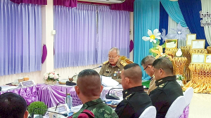 มรภ.เทพสตรี ร่วมต้อนรับองคมนตรีในโอกาสติดตาม ตรวจเยี่ยมโรงเรียนในโครงการกองทุนการศึกษา และโรงเรียนเครือข่ายฯ จังหวัดลพบุรี