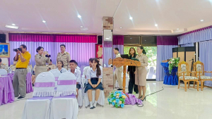 มรภ.เทพสตรี ร่วมต้อนรับองคมนตรีในโอกาสติดตาม ตรวจเยี่ยมโรงเรียนในโครงการกองทุนการศึกษา และโรงเรียนเครือข่ายฯ จังหวัดลพบุรี