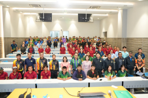 สนอ. มรภ.เทพสตรี จัดอบรมการป้องกันและระงับอัคคีภัย และการรับมือกับสถานการณ์ฉุกเฉินจากแผ่นดินไหว ประจำปี พ.ศ. 2568