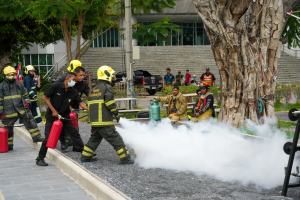 สนอ. มรภ.เทพสตรี จัดอบรมการป้องกันและระงับอัคคีภัย และการรับมือกับสถานการณ์ฉุกเฉินจากแผ่นดินไหว ประจำปี พ.ศ. 2568