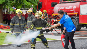 สนอ. มรภ.เทพสตรี จัดอบรมการป้องกันและระงับอัคคีภัย และการรับมือกับสถานการณ์ฉุกเฉินจากแผ่นดินไหว ประจำปี พ.ศ. 2568