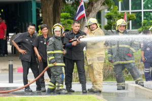 สนอ. มรภ.เทพสตรี จัดอบรมการป้องกันและระงับอัคคีภัย และการรับมือกับสถานการณ์ฉุกเฉินจากแผ่นดินไหว ประจำปี พ.ศ. 2568