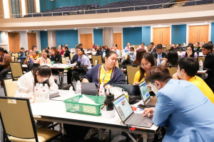 สสวท. ร่วมกับ มรภ.เทพสตรี จัดอบรมหลักสูตรพัฒนาศักยภาพครูเพื่อเป็นผู้อำนวยการเรียนรู้