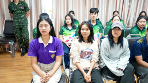 กองพัฒนานักศึกษา มรภ.เทพสตรี ร่วมกับ กองพันปฏิบัติการจิตวิทยา หน่วยบัญชาการสงครามพิเศษ จัดอบรมค่ายเยาวชนรักษ์ชาติ ร่วมรักษาสถาบัน ชาติ ศาสนา และพระมหากษัตริย์