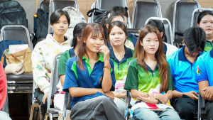 กองพัฒนานักศึกษา มรภ.เทพสตรี ร่วมกับ กองพันปฏิบัติการจิตวิทยา หน่วยบัญชาการสงครามพิเศษ จัดอบรมค่ายเยาวชนรักษ์ชาติ ร่วมรักษาสถาบัน ชาติ ศาสนา และพระมหากษัตริย์