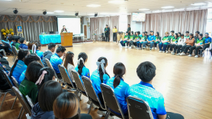 กองพัฒนานักศึกษา มรภ.เทพสตรี ร่วมกับ กองพันปฏิบัติการจิตวิทยา หน่วยบัญชาการสงครามพิเศษ จัดอบรมค่ายเยาวชนรักษ์ชาติ ร่วมรักษาสถาบัน ชาติ ศาสนา และพระมหากษัตริย์