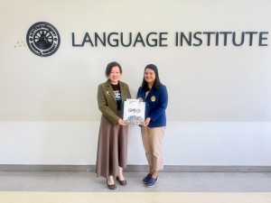 ศูนย์ภาษา มรภ.เทพสตรี ศึกษาดูงานและร่วมแลกเปลี่ยนเรียนรู้การบริหารจัดการของสถาบันภาษา ม.บูรพา