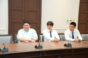 อธิการบดี มรภ.เทพสตรี ให้โอวาทอาจารย์และนักศึกษาคณะเทคโนโลยีอุตสาหกรรม ในโอกาสเข้าร่วมกิจกรรม Rapid Prototype Development (RPD) Booth Camp Challenge 2024 ณ ประเทศญี่ปุ่น