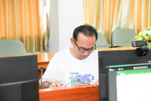 สบท. จัดประชุมการจัดทำแบบประเมินผลการปฏิบัติราชการของคณาจารย์ประจำที่ได้รับการแต่งตั้งให้เป็นผู้บริหาร สังกัด มรภ.เทพสตรี