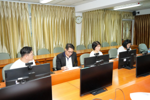 สบท. จัดประชุมการจัดทำแบบประเมินผลการปฏิบัติราชการของคณาจารย์ประจำที่ได้รับการแต่งตั้งให้เป็นผู้บริหาร สังกัด มรภ.เทพสตรี