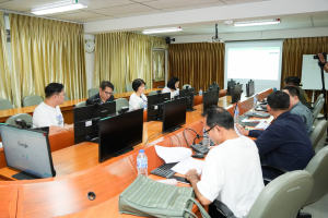 สบท. จัดประชุมการจัดทำแบบประเมินผลการปฏิบัติราชการของคณาจารย์ประจำที่ได้รับการแต่งตั้งให้เป็นผู้บริหาร สังกัด มรภ.เทพสตรี