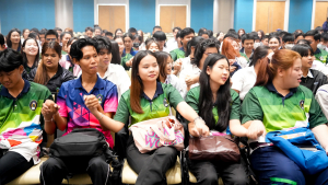 กองพัฒนานักศึกษา มรภ.เทพสตรี ร่วมกับ กองพันปฏิบัติการจิตวิทยา หน่วยบัญชาการสงครามพิเศษ จัดบรรยายปลุกจิตสำนึกรู้คุณแผ่นดิน ชุดขุนศึก 51