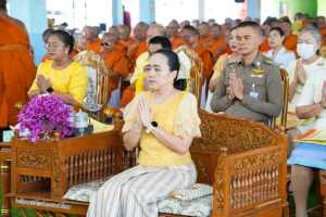 มรภ.เทพสตรี ร่วมพิธีเจริญพระพุทธมนต์ถวายพระพรชัยมงคลแด่ พระบาทสมเด็จพระเจ้าอยู่หัว และพระบรมวงศานุวงศ์ ประจำปี พ.ศ. 2568 ครั้งที่ 8