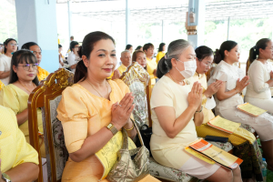 มรภ.เทพสตรี ร่วมพิธีเจริญพระพุทธมนต์ถวายพระพรชัยมงคลแด่ พระบาทสมเด็จพระเจ้าอยู่หัว และพระบรมวงศานุวงศ์ ประจำปี พ.ศ. 2568 ครั้งที่ 8
