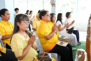 มรภ.เทพสตรี ร่วมพิธีเจริญพระพุทธมนต์ถวายพระพรชัยมงคลแด่ พระบาทสมเด็จพระเจ้าอยู่หัว และพระบรมวงศานุวงศ์ ประจำปี พ.ศ. 2568 ครั้งที่ 8